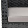 2-piece garden furniture set with anthracite gray rattan PP cushion by vidaXL, Garden sets - Ref: Foro24-315641, Price: 84,12...