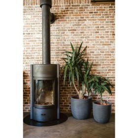 Capi Planter Nature Rib ball dark gray 43x41 cm by Capi, Pots and planters - Ref: Foro24-434853, Price: 85,10 €, Discount: %