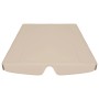 Dosel de repuesto columpio de jardín beige 188/168x145/110 cm de vidaXL, Cubiertas para carpas y cenadores - Ref: Foro24-3120...