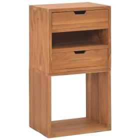 Solid teak wood storage furniture 40x30x76 cm by vidaXL, Lockers and storage cabinets - Ref: Foro24-326129, Price: 104,40 €, ...