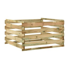 Composter with impregnated pine wood slats 120x120x70 cm by vidaXL, Composters - Ref: Foro24-316060, Price: 57,95 €, Discount: %