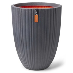 Capi Vase Urban Tube elegant niedrig dunkelgrau 55x73 cm von Capi, Töpfe und Pflanzgefäße - Ref: Foro24-434881, Preis: 194,70...