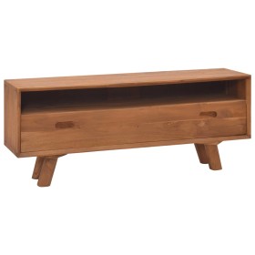 Solid teak wood TV stand 110x30x45 cm by vidaXL, TV Furniture - Ref: Foro24-326115, Price: 174,99 €, Discount: %