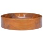 Solid teak wood washbasin Φ40x10 cm by vidaXL, Sinks - Ref: Foro24-326159, Price: 126,81 €, Discount: %