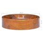 Solid teak wood washbasin Φ40x10 cm by vidaXL, Sinks - Ref: Foro24-326159, Price: 126,81 €, Discount: %