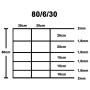 Silver galvanized steel garden fence 50x0.8 m by vidaXL, fence panels - Ref: Foro24-149482, Price: 51,23 €, Discount: %