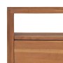 TV-Schrank mit Rollen aus massivem Teakholz 110x30x40 cm von vidaXL, TV-Möbel - Ref: Foro24-326131, Preis: 221,51 €, Rabatt: %