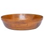 Lavabo de madera maciza de teca Φ40x10 cm de vidaXL, Lavabos - Ref: Foro24-326160, Precio: 98,84 €, Descuento: %