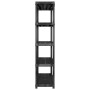 Storage shelves 5 levels black plastic 255x40x185cm by vidaXL, Industrial shelving - Ref: Foro24-3059857, Price: 233,18 €, Di...