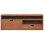 Mueble de TV madera maciza de teca 110x30x40 cm de vidaXL, Muebles TV - Ref: Foro24-326119, Precio: 193,16 €, Descuento: %