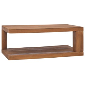 Mesa de centro de madera maciza de teca 90x50x35 cm de vidaXL, Mesas de centro - Ref: Foro24-326128, Precio: 108,99 €, Descue...