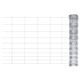 Silver galvanized steel garden fence 50x1.2 m by vidaXL, fence panels - Ref: Foro24-149485, Price: 81,47 €, Discount: %