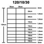 Silver galvanized steel garden fence 50x1.2 m by vidaXL, fence panels - Ref: Foro24-149485, Price: 81,47 €, Discount: %