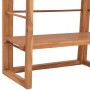 Estantería de madera maciza de teca 60x30x180 cm de vidaXL, Librerías y estanterías - Ref: Foro24-326125, Precio: 190,99 €, D...