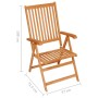 Garden chairs 4 pcs solid teak wood cream cushions by vidaXL, Garden chairs - Ref: Foro24-3065547, Price: 501,99 €, Discount: %