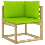 Ecksofa-Kissen für den Garten, 2 Stück, grün imprägniertes Holz von vidaXL, Gartensets - Ref: Foro24-3065264, Preis: 131,39 €...