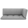 Palettensofa 2 Sitzer Kissen Kiefer Holz imprägniert schwarz von vidaXL, Gartensets - Ref: Foro24-3066651, Preis: 244,21 €, R...