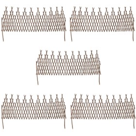 Willow trellis fence 5 pieces by vidaXL, fence panels - Ref: Foro24-141620, Price: 32,50 €, Discount: %