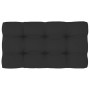 2-Sitzer-Palettensofa mit Kissen aus schwarz imprägniertem Kiefernholz von vidaXL, Gartensets - Ref: Foro24-3066656, Preis: 2...