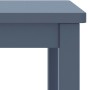 Light grey solid mango wood bedside table 40x30x50 cm