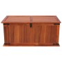 Solid acacia wood storage chest 79x34x32 cm by vidaXL, Storage trunks - Ref: Foro24-247241, Price: 92,77 €, Discount: %