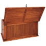 Baúl de almacenamiento de madera maciza de acacia 79x34x32 cm de vidaXL, Baúles de almacenamiento - Ref: Foro24-247241, Preci...