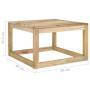 Garden pallet tables 2 pcs impregnated wood 60x60x36.5 cm by vidaXL, Modular outdoor sofas - Ref: Foro24-315704, Price: 62,96...