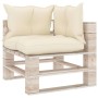 Garden furniture made of 6-piece pallets and pine wood cushions by vidaXL, Garden sets - Ref: Foro24-3066193, Price: 501,71 €...