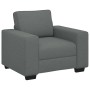 Conjunto de sofá de 3 piezas con cojines de tela gris oscuro von , Sofas - Ref: Foro24-3324650, Preis: 624,06 €, Rabatt: %
