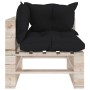 4-piece pallet garden furniture with pine wood cushions by vidaXL, Garden sets - Ref: Foro24-3066234, Price: 260,16 €, Discou...