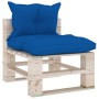 4-piece pallet garden furniture with pine wood cushions by vidaXL, Garden sets - Ref: Foro24-3066244, Price: 281,66 €, Discou...