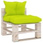 4-piece pallet garden furniture with pine wood cushions by vidaXL, Garden sets - Ref: Foro24-3066245, Price: 281,66 €, Discou...