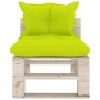 4-piece pallet garden furniture with pine wood cushions by vidaXL, Garden sets - Ref: Foro24-3066245, Price: 281,66 €, Discou...