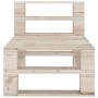 6-piece pine wood pallet garden furniture set by vidaXL, Garden sets - Ref: Foro24-3066032, Price: 300,33 €, Discount: %