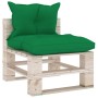 4-seater pallet garden sofa with pine wood cushions by vidaXL, Garden sets - Ref: Foro24-3066136, Price: 398,86 €, Discount: %