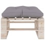 4-piece pallet garden furniture with pine wood cushions by vidaXL, Garden sets - Ref: Foro24-3066239, Price: 267,99 €, Discou...