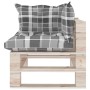 Pallet garden furniture set 8 pieces with pine wood cushions by vidaXL, Garden sets - Ref: Foro24-3066172, Price: 583,04 €, D...