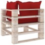 4-piece pallet garden furniture with pine wood cushions by vidaXL, Garden sets - Ref: Foro24-3066242, Price: 261,99 €, Discou...