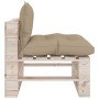 5-piece pallet garden furniture with pine wood cushions by vidaXL, Garden sets - Ref: Foro24-3066252, Price: 387,53 €, Discou...