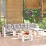 Garden furniture made of 6-piece pallets and pine wood cushions by vidaXL, Garden sets - Ref: Foro24-3066322, Price: 450,43 €...