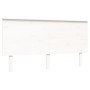 Elderly bed solid wood headboard white 160x200 cm by vidaXL, Beds and slatted bases - Ref: Foro24-3195492, Price: 191,99 €, D...