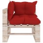 Garden furniture made of 6-piece pallets and pine wood cushions by vidaXL, Garden sets - Ref: Foro24-3066302, Price: 422,91 €...