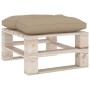 4-piece pallet garden furniture with pine wood cushions by vidaXL, Garden sets - Ref: Foro24-3066237, Price: 286,15 €, Discou...