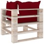 8-piece pallet garden furniture with pine wood cushions by vidaXL, Garden sets - Ref: Foro24-3066333, Price: 550,99 €, Discou...