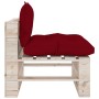 8-piece pallet garden furniture with pine wood cushions by vidaXL, Garden sets - Ref: Foro24-3066333, Price: 550,99 €, Discou...