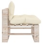 Garden furniture made of 6-piece pallets and pine wood cushions by vidaXL, Garden sets - Ref: Foro24-3066313, Price: 470,99 €...