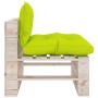 Garden furniture made of 6-piece pallets and pine wood cushions by vidaXL, Garden sets - Ref: Foro24-3066305, Price: 438,61 €...