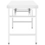 Folding kitchen work table, steel, 100x60x80 cm by vidaXL, Restoration - Ref: Foro24-326157, Price: 173,99 €, Discount: %