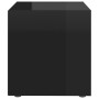 Muebles TV 2 uds madera contrachapada negro brillo 37x35x37 cm de vidaXL, Muebles TV - Ref: Foro24-805520, Precio: 35,95 €, D...