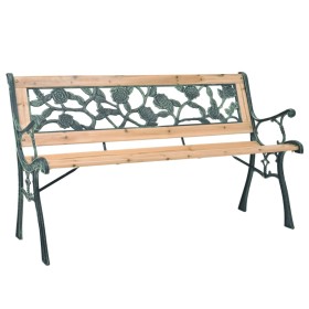 Wooden garden bench 122 cm by vidaXL, garden benches - Ref: Foro24-40261, Price: 81,20 €, Discount: %